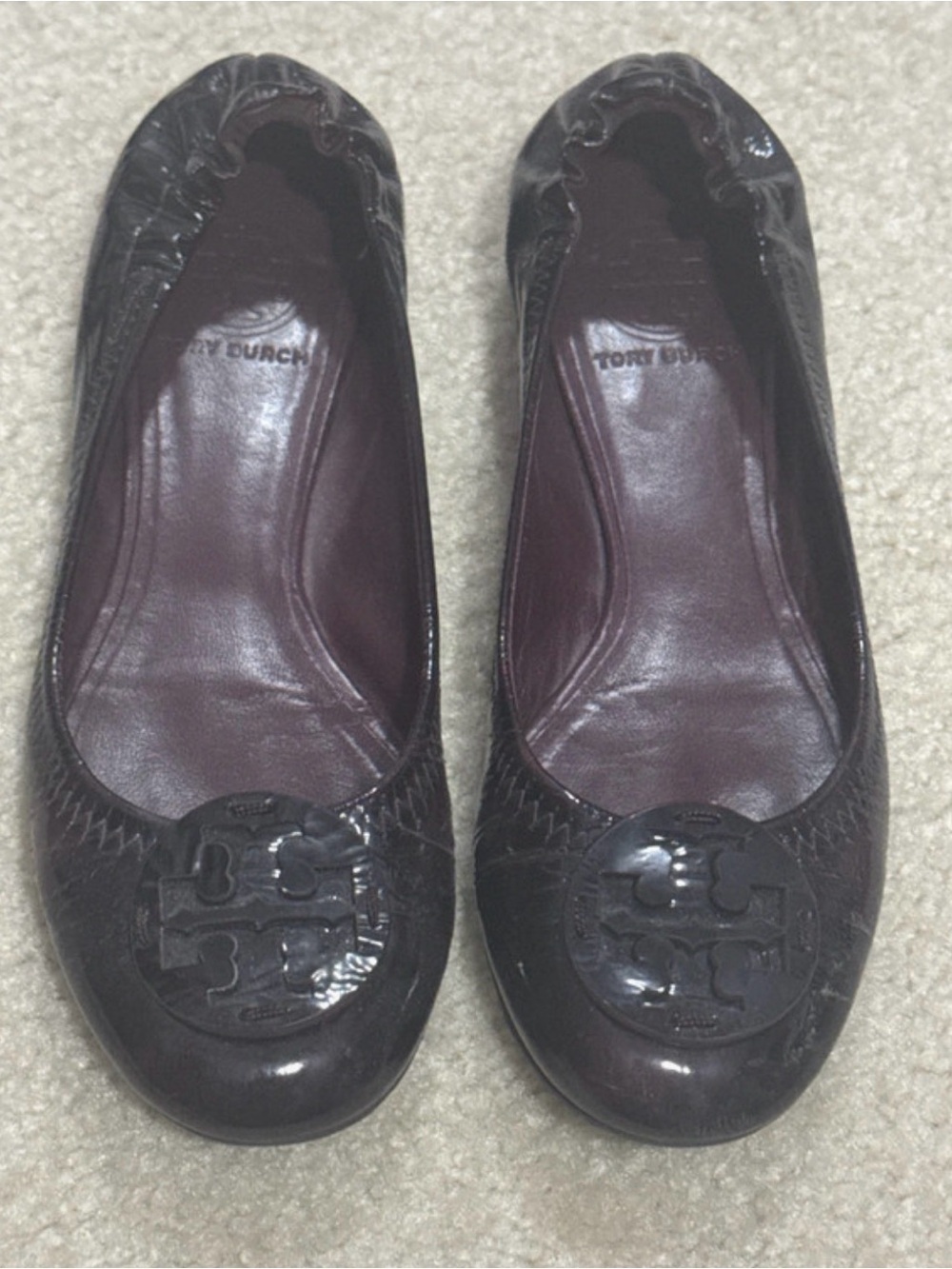 Tory Burch Minnie Travel Ballet Flats - Size 7.5